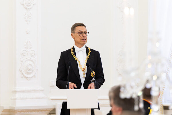 Finlandiya Cumhurbaşkanı Alexander Stubb, Helsinki’de düzenlenen Büyükelçilikler Yıllık Toplantısı’nda yaptığı