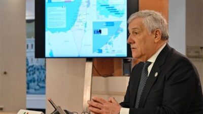 İtalya Başbakan Yardımcısı ve Dışişleri Bakanı Antonio Tajani, Roma’da kipa