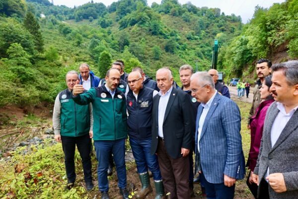 Giresun Valisi Mustafa Koç, kuvvetli yağışların ardından sel ve taşkınlardan
