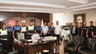 Yalova Belediye Başkanı Mehmet Gürel, Zabıta Haftası kapsamında Yalova Belediyesi
