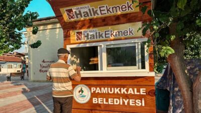 Pamukkale Belediyesi, Halk Ekmek projesi kapsamında ilçe genelindeki 30 büfede